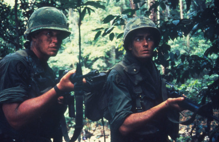 <p><a href="https://www.warhistoryonline.com/war-articles/platoon-facts.html" rel="noopener"><em>Platoon</em></a> (1986), nominated for eight Oscars at the 59th Academy Awards, is considered to be one of the most realistic Vietnam War movies ever released. Writer and director <a href="https://www.thevintagenews.com/2022/01/20/oliver-stone-vietnam-war/" rel="noopener">Oliver Stone</a> served a tour in Vietnam in 1967 with 2nd Platoon, Bravo Company, 3rd Battalion, 25th Infantry Regiment. He was stationed near the Cambodian border, and received a Bronze Star and a Purple Heart for his service.</p> <p><em>Platoon</em> portrays the dangers American troops frequently faced while serving in Vietnam. In addition to facing off against the <a href="https://www.warhistoryonline.com/vietnam-war/viet-cong-booby-traps.html" rel="noopener">Viet Cong</a>, there was also the possibility that those living in villages would attack soldiers with either guns or <a href="https://www.warhistoryonline.com/weapons/nerf-football-grenade.html" rel="noopener">grenades</a>.</p>