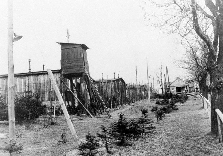 <p>Ohrdruf concentration camp was constructed in November 1944, just outside of the German town of Gotha. It was a sub-camp of <a href="https://www.warhistoryonline.com/war-articles/a-look-at-buchenwald-concentration-camp.html" rel="noopener">Buchenwald</a>, located 30 miles away, and established to supply forced labor to aid in the completion of a railway track to a planned communications center in the basement of Mühlberg Castle.</p> <p>Prisoners at Ohrdruf were to build a railway track by first digging tunnels through nearby mountains. Locals were hired to set off the explosions to break down the mountains, then the prisoners were to go in, collect the rocks and dig further. The tunnels were also intended to serve as an emergency shelter for the <em>Führersonderzug</em>, the Führer's train and headquarters, if an evacuation from Berlin was necessary.</p> <p>With forced labor came many dangers, as the prisoners had to work in poor conditions and weren't supplied any protective gear. Additionally, many were malnourished and weak, and, as a result, suffered serious injuries or died while performing the work.</p>