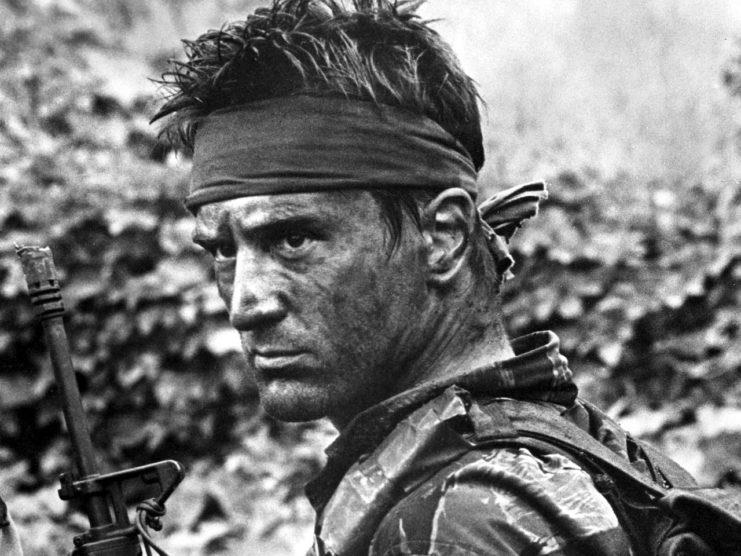 <p><em>The Deer Hunter</em> (1978) follows the story of three Pittsburgh-area soldiers, portrayed by <a href="https://www.thevintagenews.com/2022/08/31/robert-de-niro-favorite-films/" rel="noopener">Robert De Niro</a>, John Savage and <a href="https://www.thevintagenews.com/2022/02/25/christopher-walken-life-facts/" rel="noopener">Christopher Walken</a>, who've just returned home from Vietnam. While serving overseas, the trio were held at a <a href="https://www.warhistoryonline.com/history/prisoners-of-war-who-bravely-defied-their-captors.html" rel="noopener">prisoner of war</a> (POW) camp, and the film shows flashbacks of the torture they experienced while imprisoned.</p> <p><em>The Deer Hunter</em> is among the list of movies that show what many servicemen experienced upon return home from serving in the Vietnam War. Many consider it to be the first film to actual take this route with its storyline, giving viewers a firsthand look at how post-traumatic stress disorder (PTSD) impacts soldiers' lives.</p>