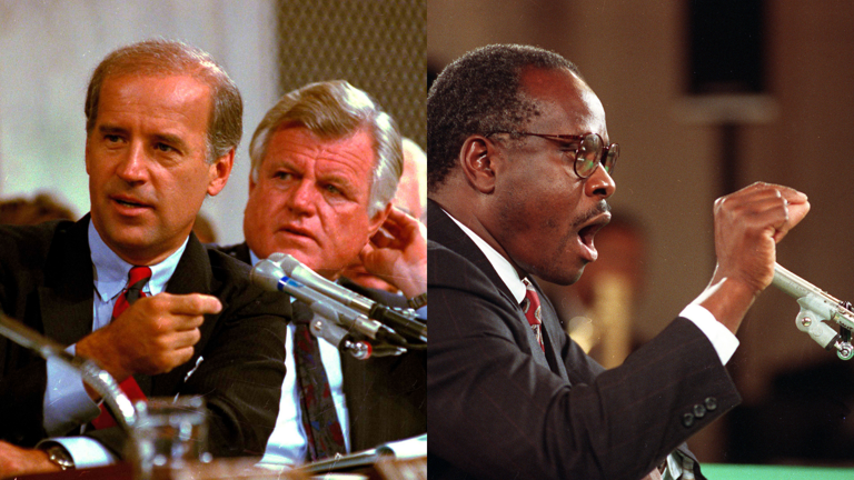 Biden Takes a Shot at Clarence Thomas for Spending ‘a Lot of Time on Yachts’ in Rare Criticism of Individual Justice