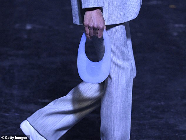 french designer coperni uses nasa's silica aerogel to create a bag made of 99% air