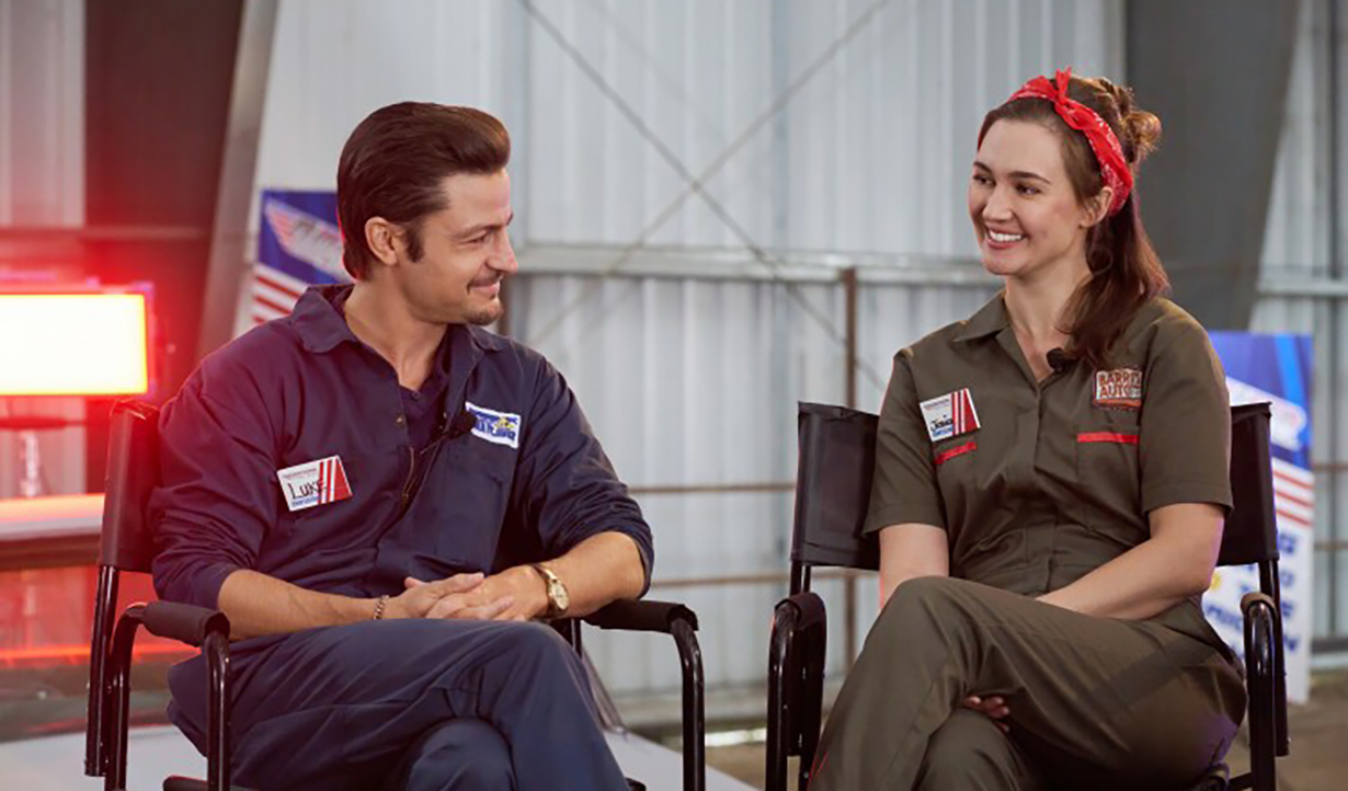 <p><strong>Premiere Date:</strong> Saturday, March 23, at 8 p.m. EST</p> <p><strong>Cast:</strong> Tyler Hynes, Katherine Barrell</p> <p>In Shifting Gears, Katherine Barrell stars as Jess, a female mechanic who reluctantly agrees to participate in a car restoration show. She is shocked to learn that her ex-boyfriend, Luke (Tyler Hynes), is her main competitor. Will sparks reignite?</p> <p><strong>Where to Watch:</strong> Hallmark Channel</p>