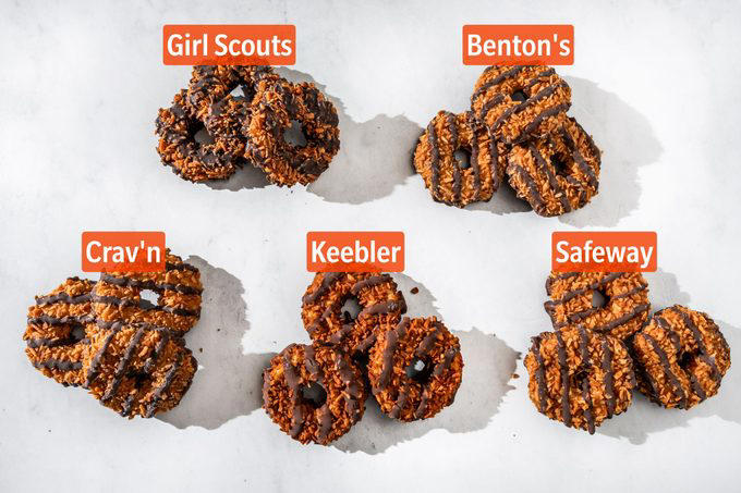 We Tested 4 Copycat Samoas Against the Original Girl Scout Cookie