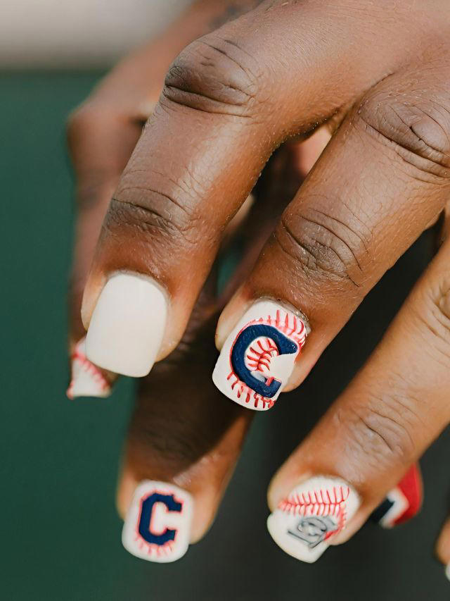 35+ Cleveland Guardians Nail Designs And Ideas