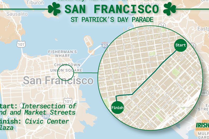 Route And Map For 2024 San Francisco St Patrick S Day Parade   BB1joaP8.img