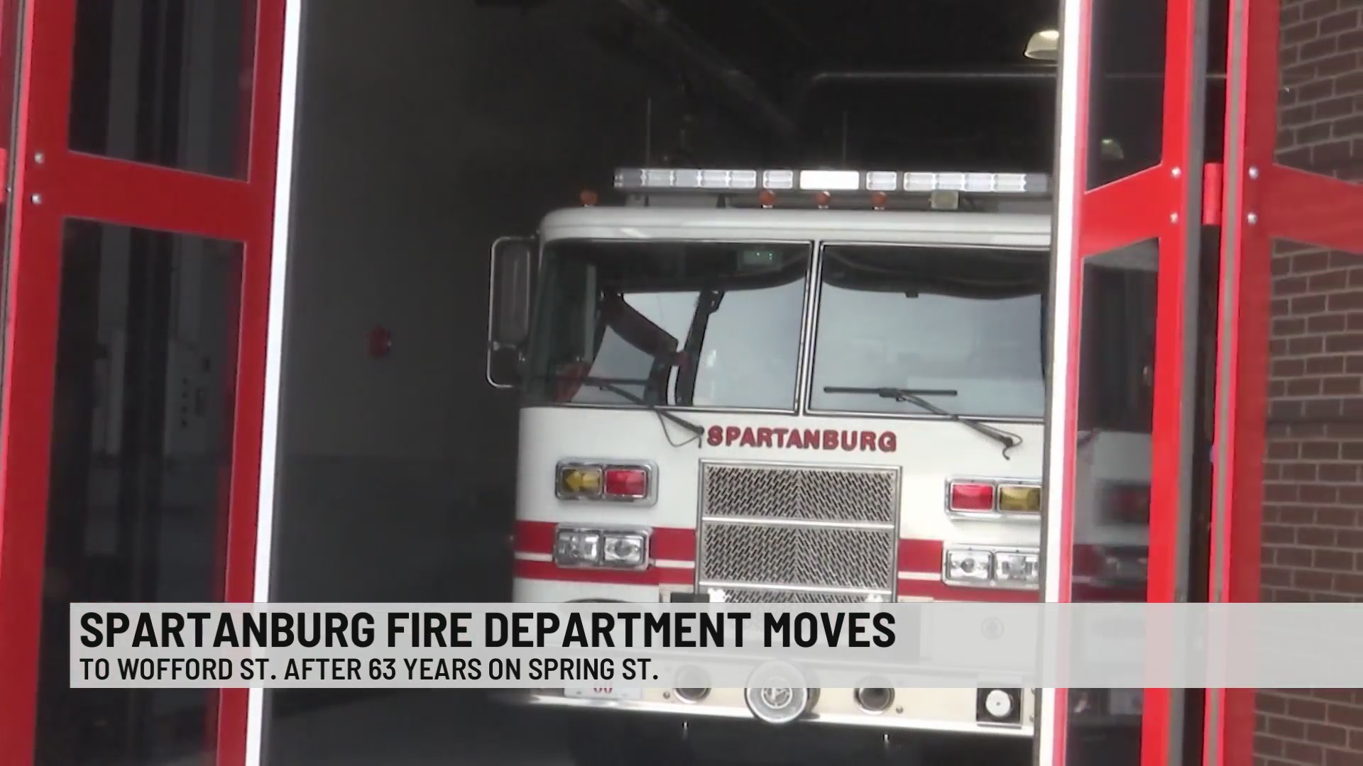 After 63 Years Spartanburg Fire Department Relocates