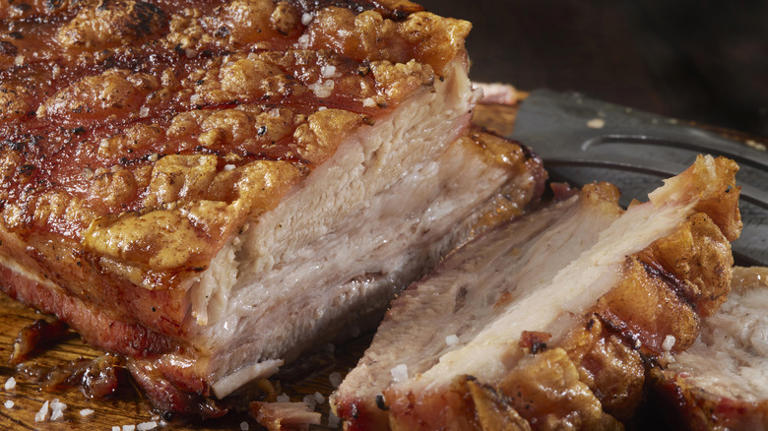 The Aluminum Foil Trick For Achieving Extra Crispy Pork Belly Skin