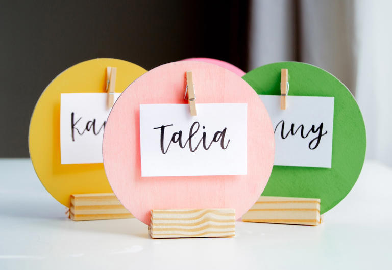 Easy Diy Place Card Holders For Any And Every Occasion