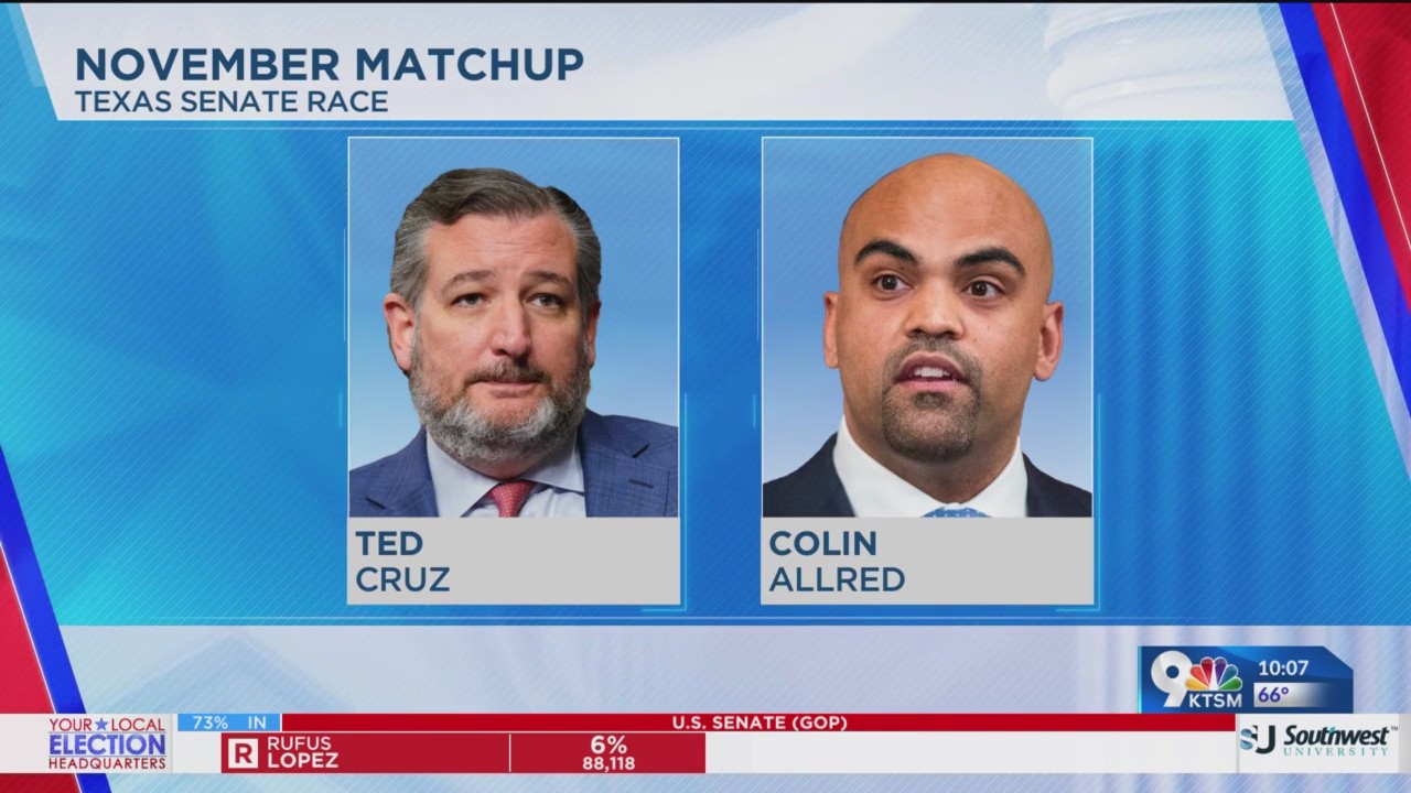 Colin Allred Heads Toward Showdown With Ted Cruz In Texas Senate Race