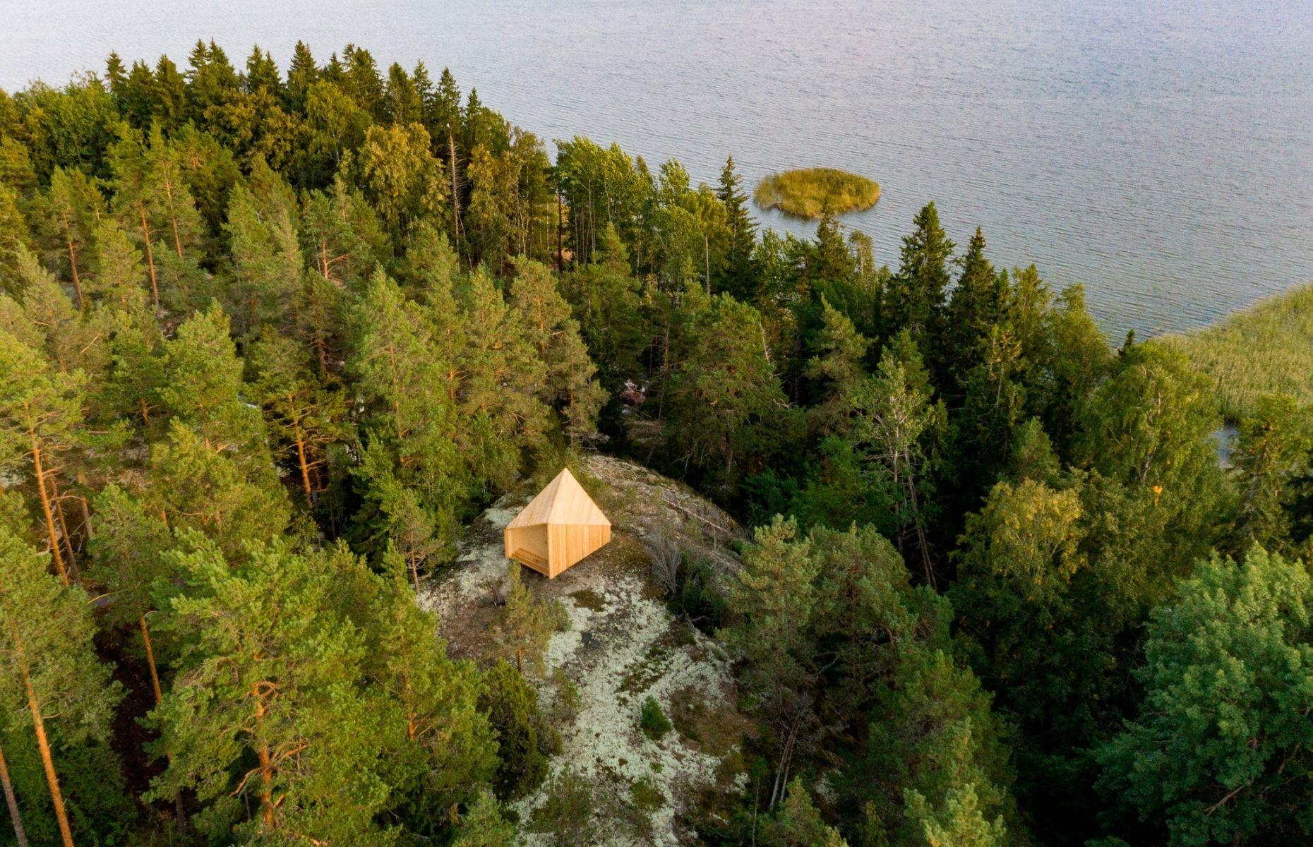 <p>The Space of Mind modular cabin was initially developed in response to the Coronavirus crisis. With people spending more time at home, the architects at <a href="https://studiopuisto.fi/fi/">Studio Puisto</a> in Finland wanted to create a movable cabin that would redefine the idea of a home away from home. The team wanted the property to be adaptable, practical and suitable for almost any location, whether installed in a backyard or a forest clearing.</p>