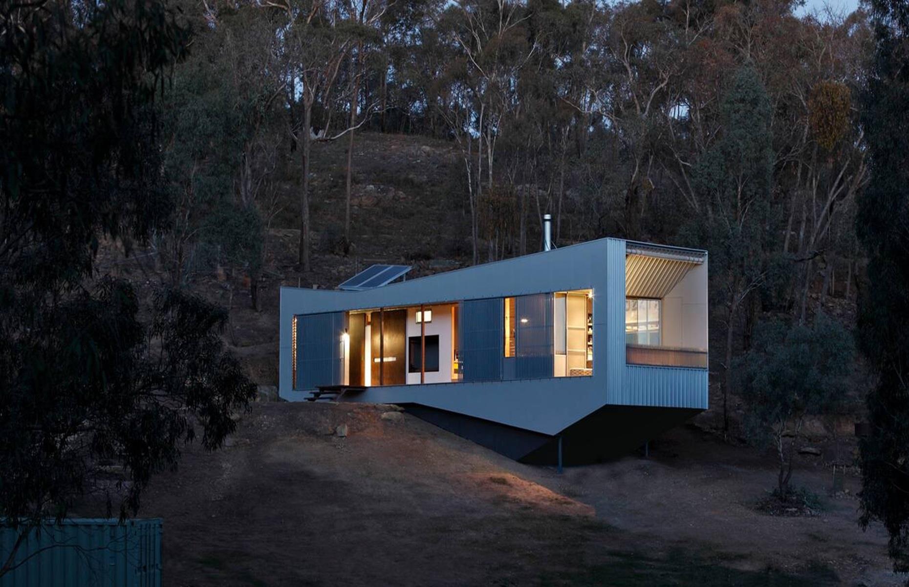 <p>Known as <a href="https://www.airbnb.com.au/rooms/5396454?source_impression_id=p3_1708427897_VVkt96eKwQvmwOwv">Riversdale Retreat</a>, this architecturally designed tiny home was a finalist in <a href="https://www.forbes.com.au/life/lifestyle/australias-best-airbnbs/">Airbnb’s 2023 Host Awards</a> – and it isn't a surprise. The home is surrounded by native bushland in the Australian town of Chewton, but it's its design and green credentials that make it truly remarkable.</p>