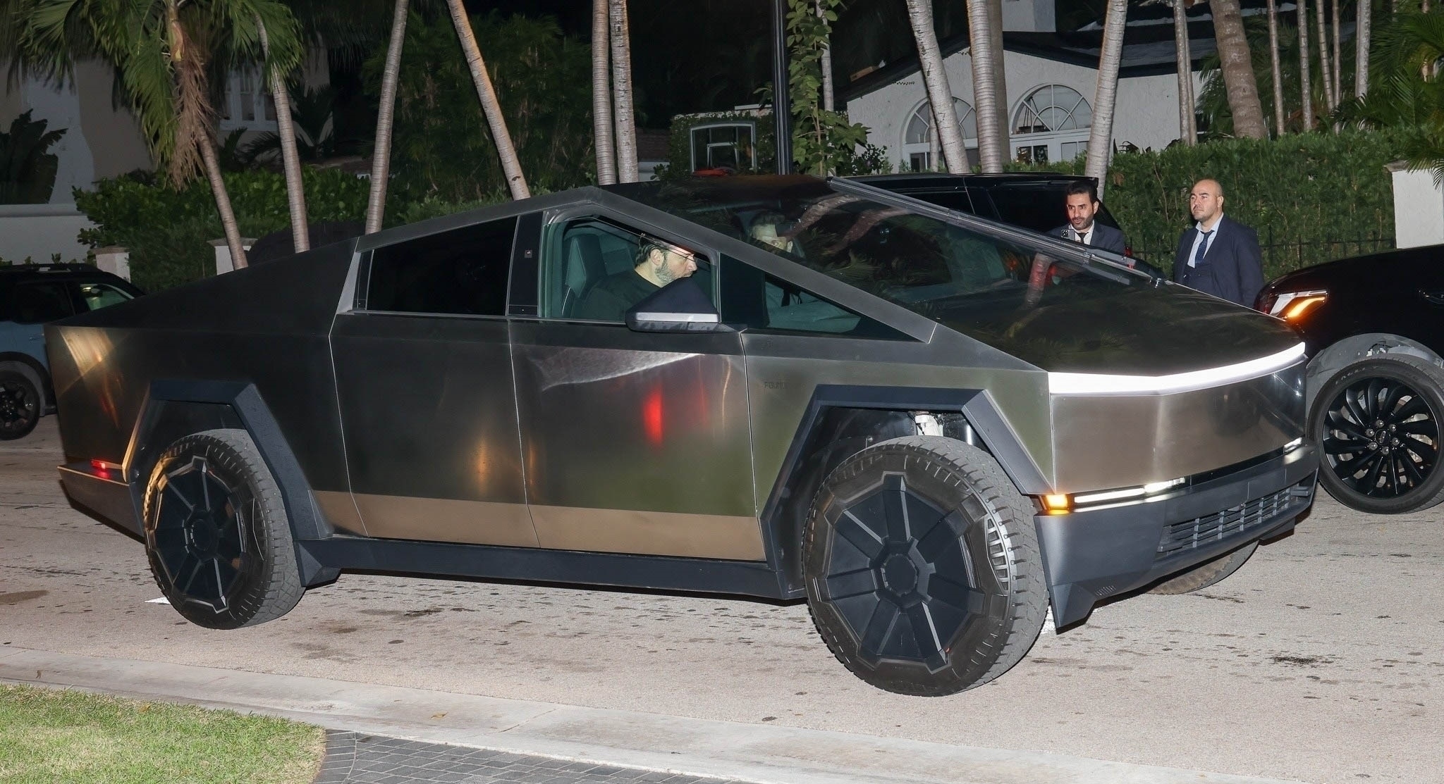 See the best pictures of stars driving their Tesla Cybertrucks