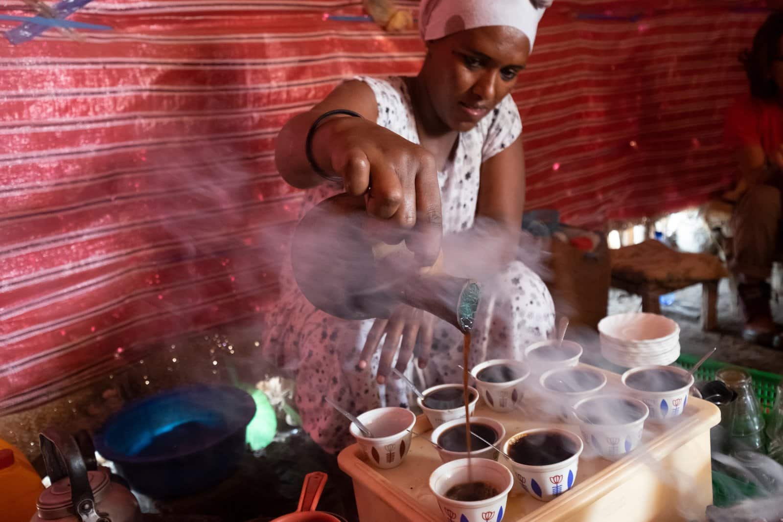 <p><span>Ethiopia, often regarded as the birthplace of coffee, offers a coffee experience rooted in tradition and ceremony. In Addis Ababa, the Ethiopian coffee ceremony is essential to social life.</span></p> <p><span>The process involves washing, roasting, grinding, and brewing the beans in a single session, often accompanied by the burning of incense. This ritual is a true embodiment of Ethiopian hospitality and communal spirit.</span></p> <p><b>Insider’s Tip: </b><span>Participate in a traditional coffee ceremony at a local establishment for an authentic experience.</span></p> <p><b>When To Travel: </b><span>Visit from October to June for the best weather.</span></p> <p><b>How To Get There: </b><span>Fly into Addis Ababa Bole International Airport, which is well connected to the city.</span></p>