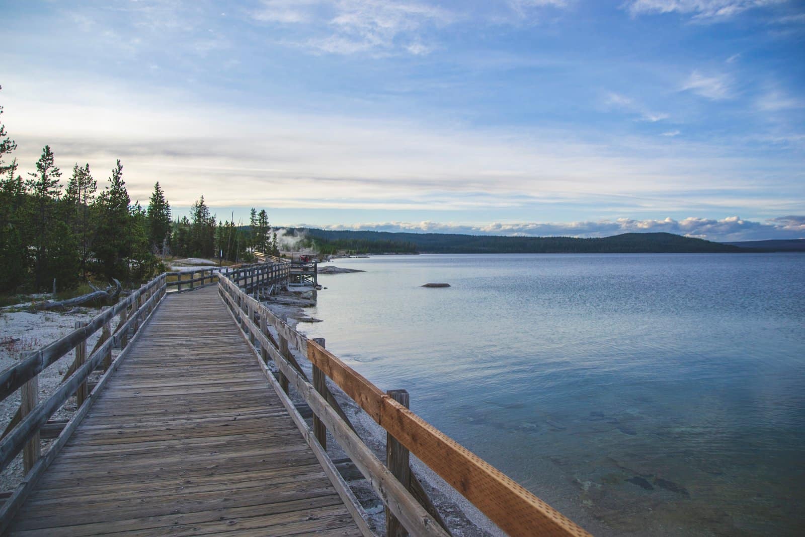 <p><span>For lunch, I chose a quiet spot by Yellowstone Lake to enjoy a picnic I had prepared. The lake’s crystal-clear waters were breathtaking as I unwrapped my sandwiches and took in the stunning views. The tranquility of the lake was a peaceful interlude for the day’s adventures.</span></p> <p><b>Fellow Traveler Tip: </b><span>Pack a picnic to eat lunch in the park, as there are no restaurant options to ensure you have more time to sightsee.</span></p>