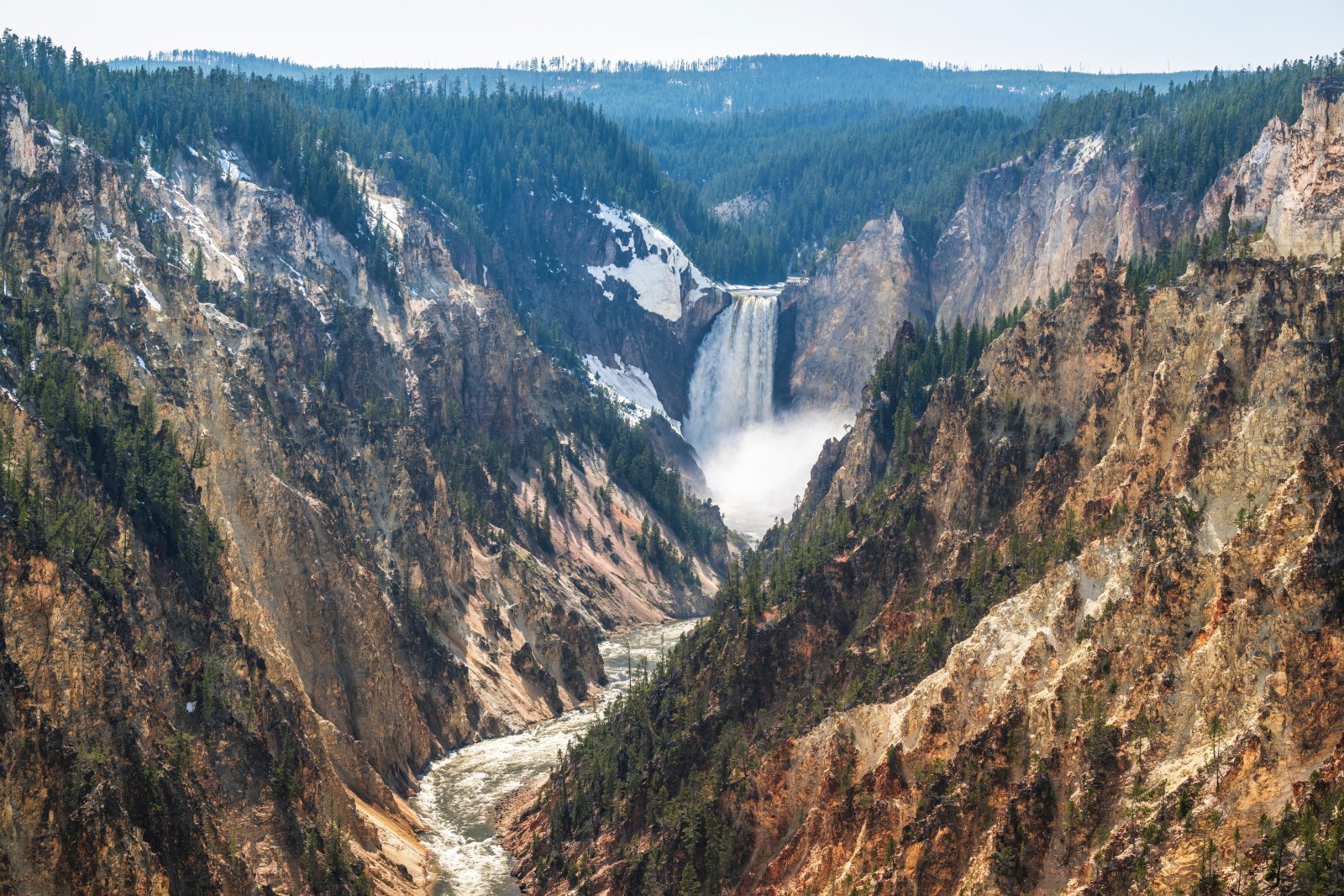 <p><span>I embarked on a hike to Artist Point on my journey toward Yellowstone Canyon. The trail led me to a great spot to see the majestic Lower Falls and the colorful canyon walls. The sheer beauty of the landscape left me in awe, and I took a moment to absorb the natural beauty surrounding me.</span></p>