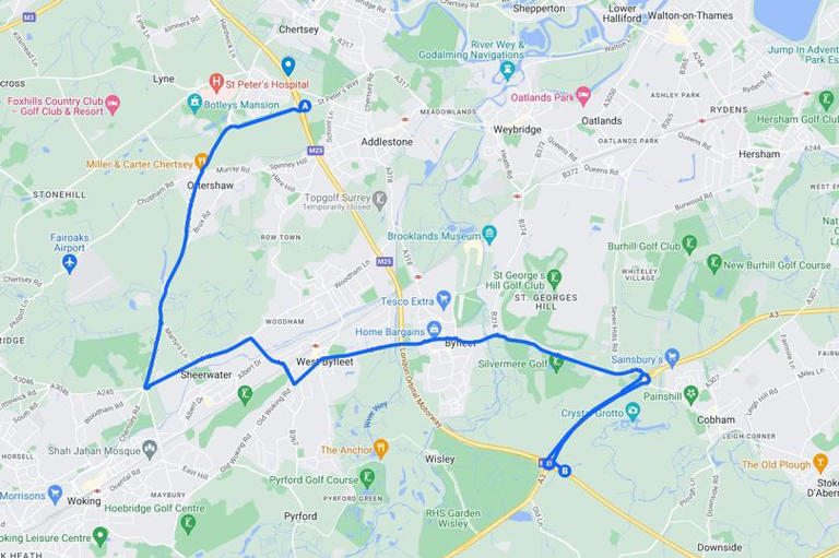 Full M25 diversion route mapped ahead of unprecedented 3 night closure