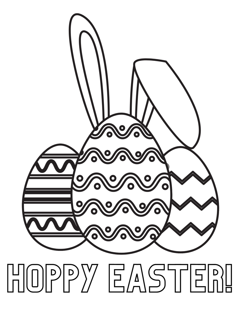 5 Egg-scellent Easter Egg Coloring Pages