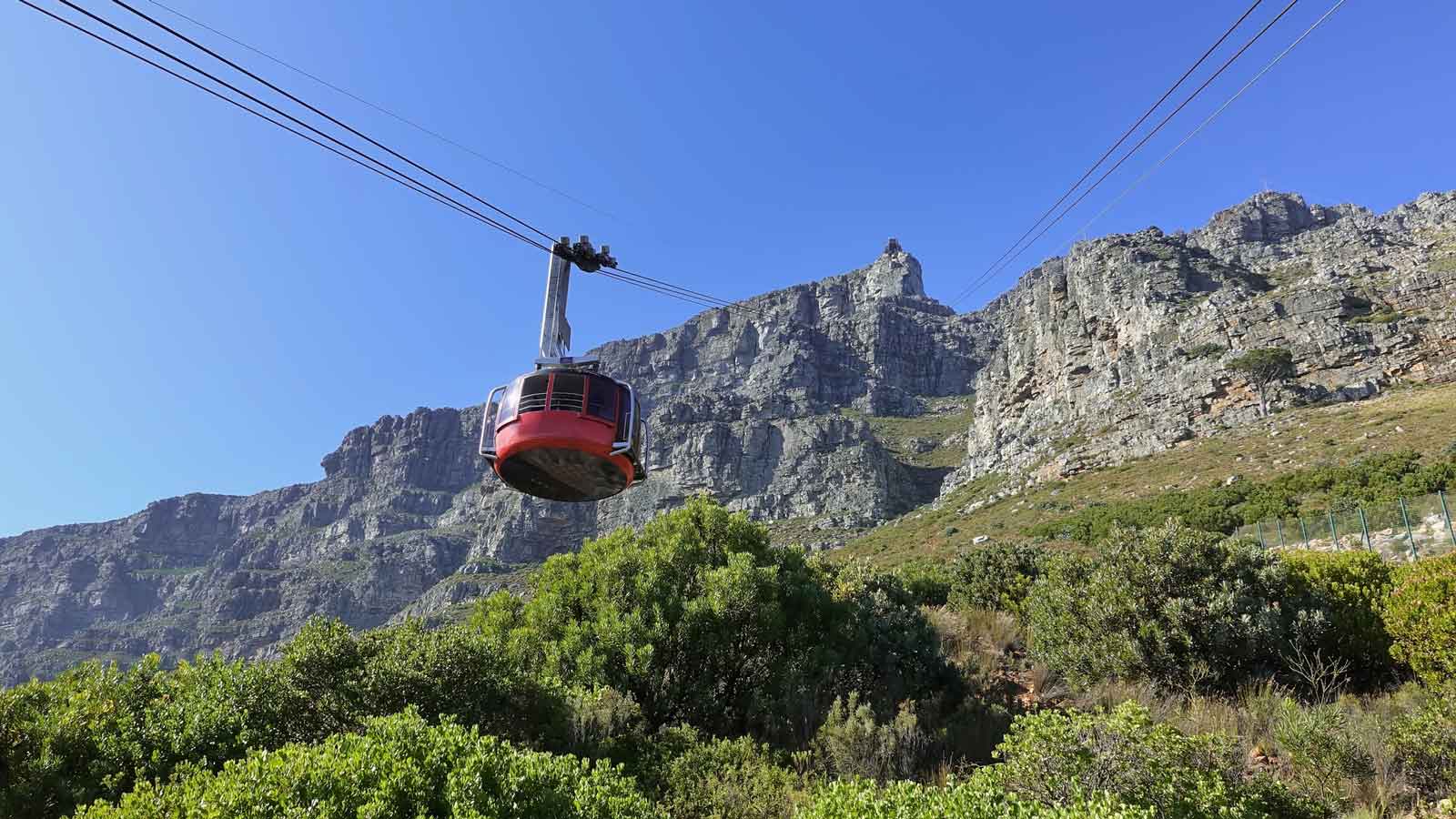 <p>When you think of South Africa, you immediately think of wildlife and Table Mountain. This iconic natural phenomenon is beautiful and a perfect vantage point for a bird’s-eye-view of Cape Town. <a href="https://www.tablemountain.net/" rel="nofollow noopener">Take the aerial cableway to the top of the mountain</a> on a nice morning for a spectacular sight. </p>