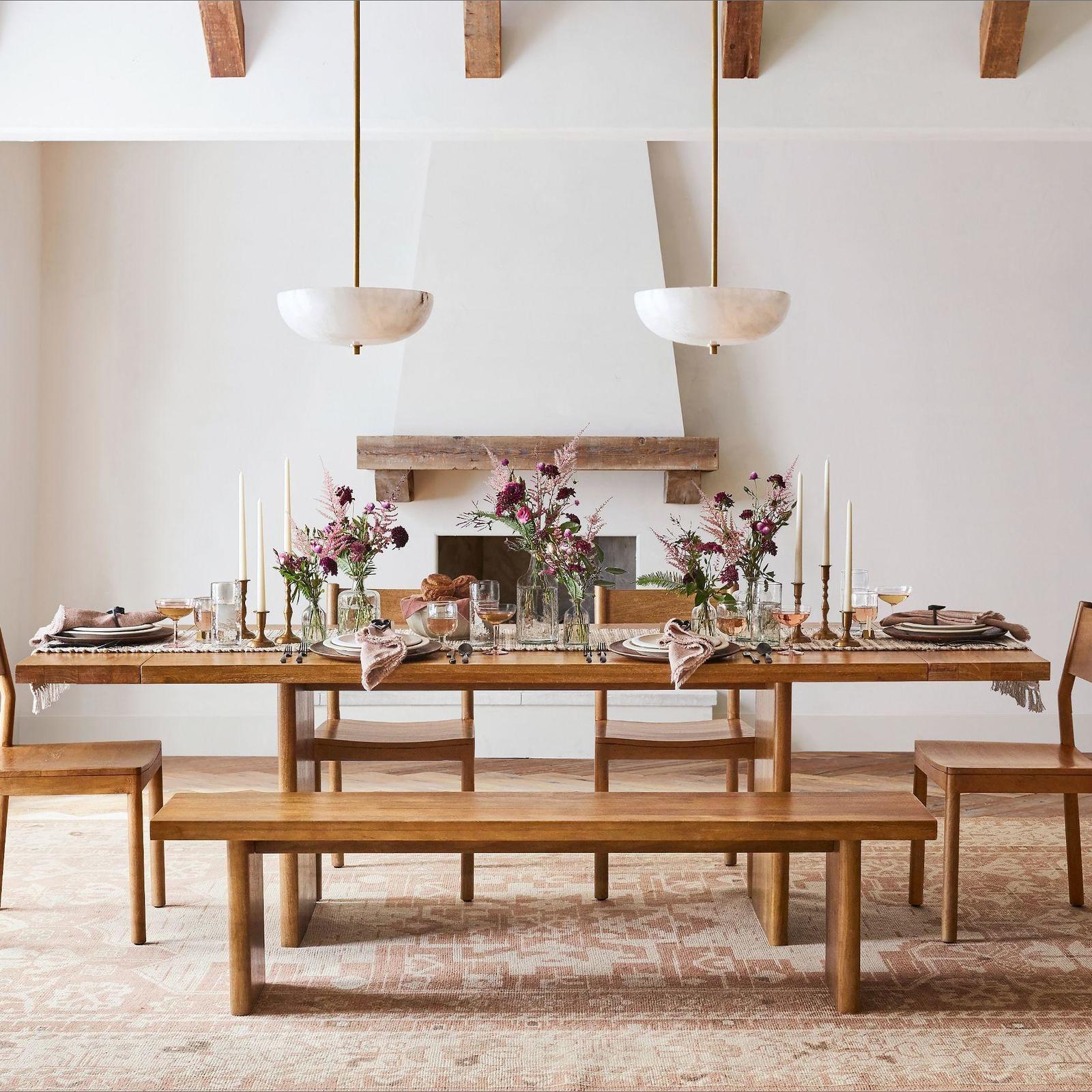 contemporary rustic dining table        
        <figure class=