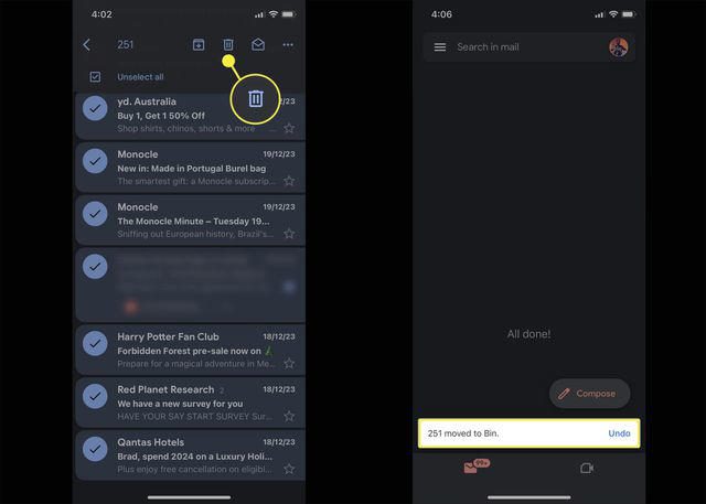 How to Delete All Emails in Gmail App