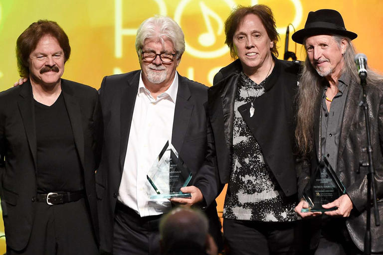 Kevin Winter/Getty Tom Johnston, Michael McDonald, John McFee and Patrick Simmons of the Doobie Brothers in Los Angeles in April 2015