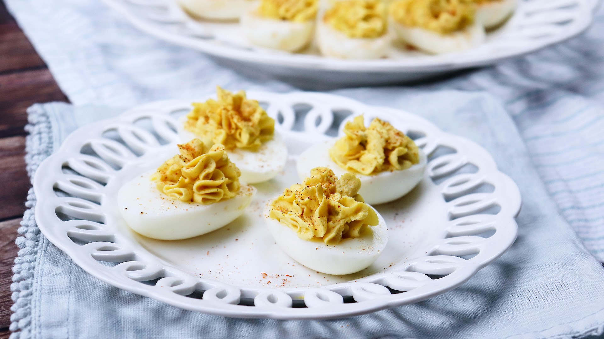 Deviled eggs are an easy appetizer and we like Melissa's Cajun twist ...