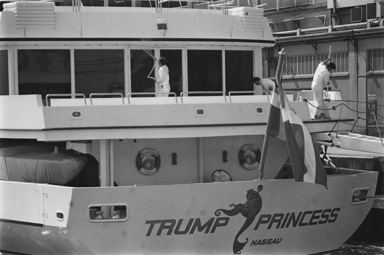 The Trump Princess docked in Hong Kong in 1990. Photo: Robert Ng
