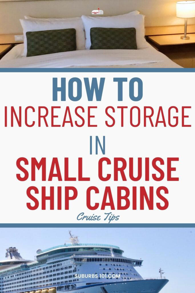 9 Clever Ways to Increase Storage in a Small Cruise Ship Cabin