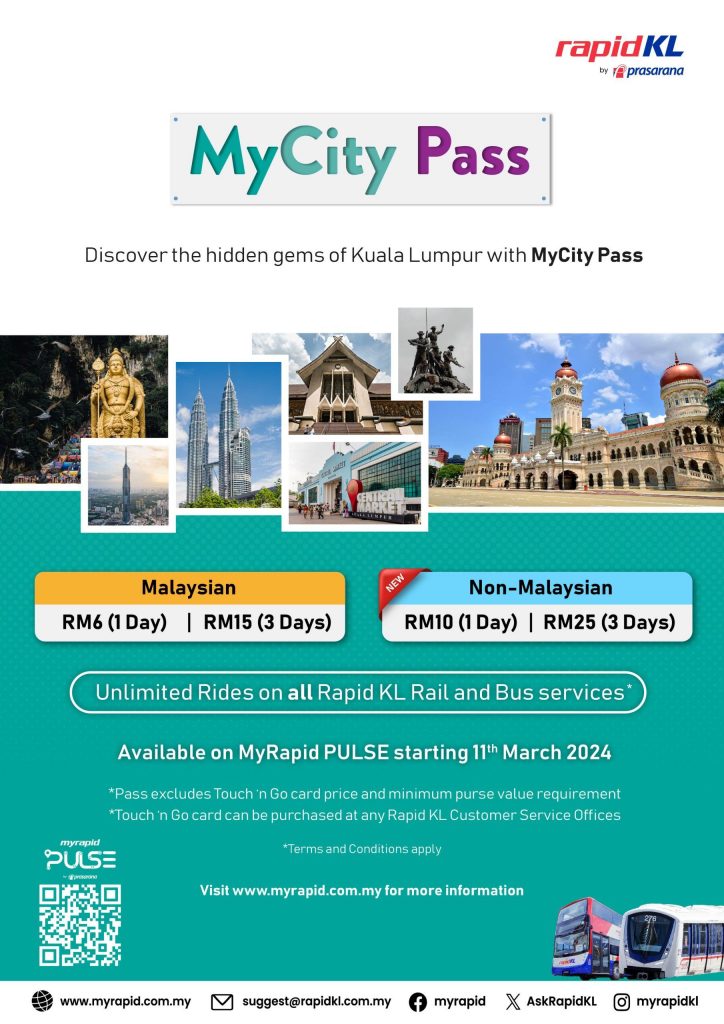 MyCity Pass: RapidKL’s Unlimited Train And Bus Ride Pass Now Available ...