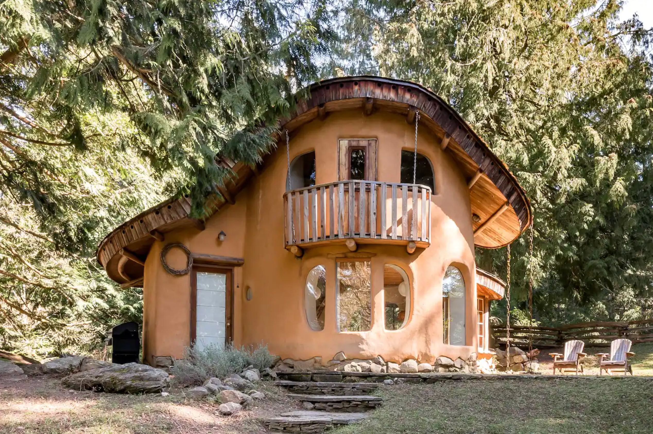 Here’s the thing about booking an Airbnb—you can really go all-in on whimsy. This charming earthen home on Mayne Island is a great example of what you can find on the platform: It’s hand-sculpted using local and sustainable natural materials and resembles something you’d imagine <em>Frog and Toad</em> living in. Step inside the one-bedroom and you’ll find a modern cottage with all the creature comforts you could need for a cozy escape, including a full kitchen and dining room. Plus, the hosts live in a neighboring house, so they can easily provide help, advice, or answers to any of your questions. $132, Airbnb (starting price). <a href="https://www.airbnb.com/rooms/1720832">Get it now!</a><p>Sign up to receive the latest news, expert tips, and inspiration on all things travel</p><a href="https://www.cntraveler.com/newsletter/the-daily?sourceCode=msnsend">Inspire Me</a>