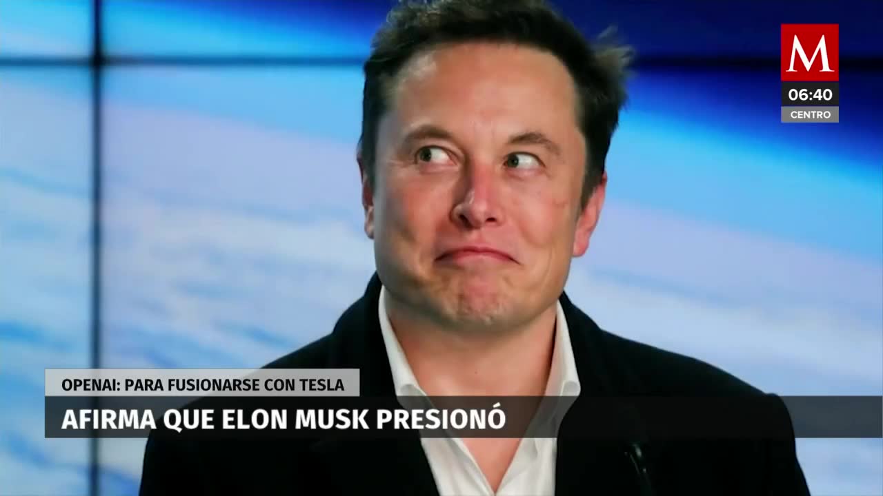 OpenAI afirma que Elon Musk presionó para fusionarse con Tesla