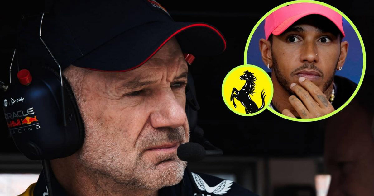 Adrian Newey to Ferrari? Lewis Hamilton teases sensational 2025 steal ...
