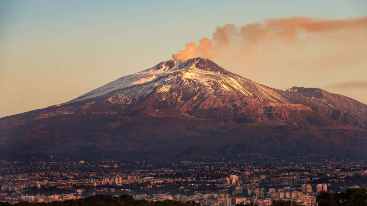 <p>Located on the island of Sicily, Mount Etna is Europe’s highest and most active volcano. It offers various hiking trails and guided tours, allowing visitors to explore its craters, lava flows, and unique landscapes.</p>