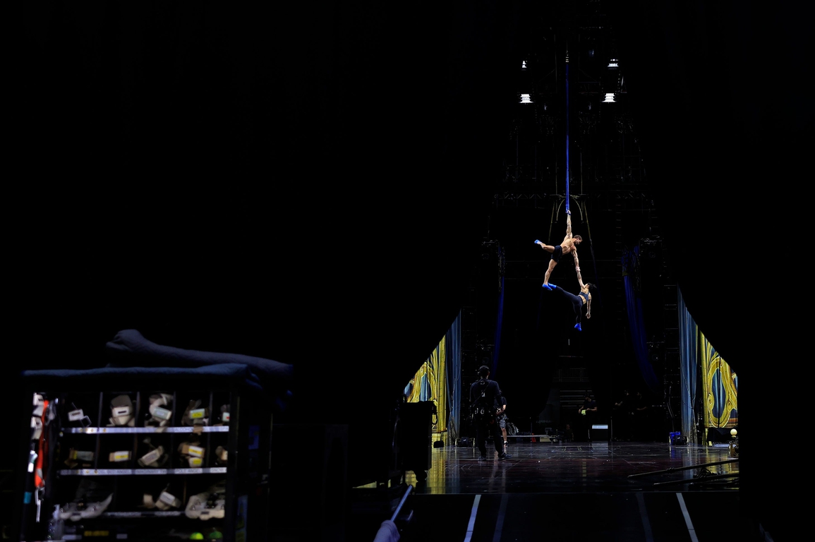 Behind the scenes of Cirque du Soleil Corteo