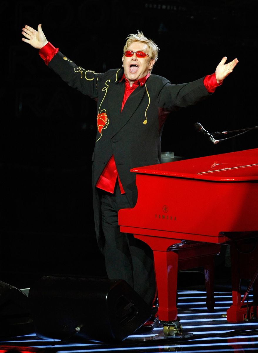 <p>The legendary <a href="https://www.biography.com/musicians/elton-john">Elton John</a> brings energy to every show he does, so of course he was a hit in high-energy Las Vegas as well. Throughout his career, John has performed in Sin City <a href="https://lasvegasweekly.com/ae/2018/apr/26/after-more-than-400-colosseum-shows-elton-john-pre/">more than 400 times</a>. He had two residencies there at the Colosseum at Caesars Palace, one from 2004 to 2009 and the second from 2011 until 2018. </p>