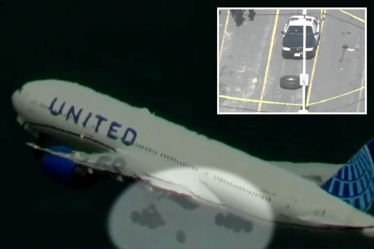 Japan-bound United flight diverted to LAX after tire falls off during ...