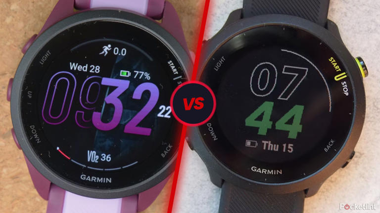 Garmin Forerunner 165 vs Forerunner 55