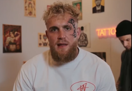 Jake Paul Gets Mike Tyson Face Tattoo To Promote Netflix Boxing Fight ...