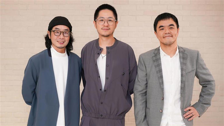 紅杉娛樂總經理賴宇同(中)攜手導演許富翔(左)和許介亭，將推出更多作品。（圖／紅杉娛樂提供）