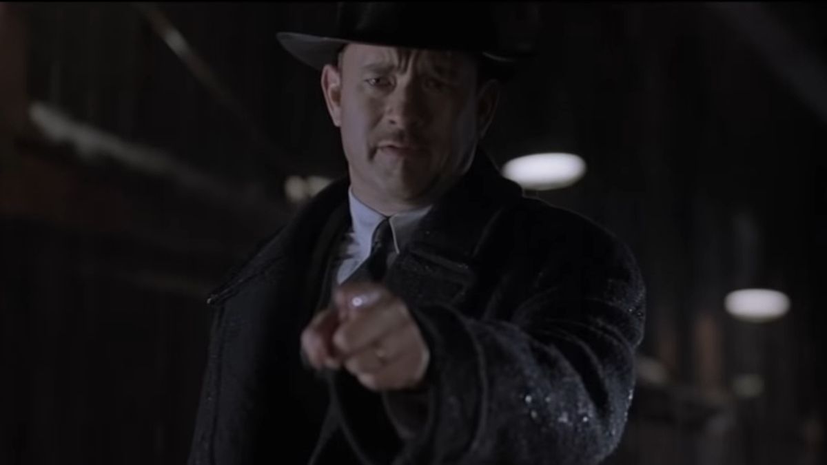 <p>                     In 2002, Tom Hanks dared to challenge his own image as a wholesome leading man in Sam Mendes’ Road to Perdition. A loose retelling of the manga series Lone Wolf & Cub, Hanks plays a hitman for the Irish mob in Depression-era Illinois who escapes with his son (Tyler Hoechlin) after the rest of their family are slaughtered. Most of the movie tension lies in Hanks’ character Michael Sullivan, who refuses to let his son grow up to be like him but still trains him in his trade as they evade rival gangsters and one particular cold-blooded assassin (Jude Law). If Road to Perdition was meant to reshape Hanks’ brand as an actor, it failed; the actor has since played more good men, including real people who’ve saved lives. But Road to Perdition is nevertheless a beautiful and sweeping picture about the lengths we go to protect our children, even if it means forcing them to grow up before they’re ready.                   </p>