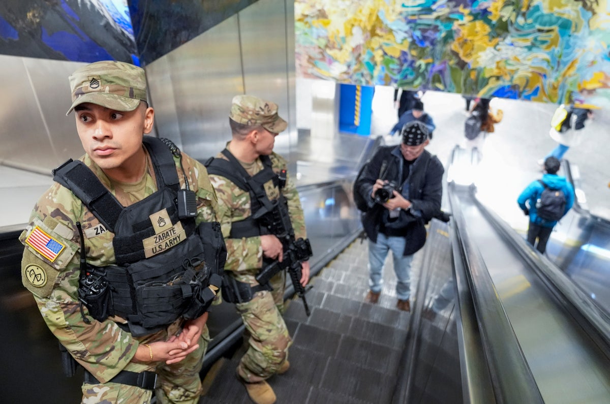 National Guard Patrol New York City Subways After A String Of Violent ...