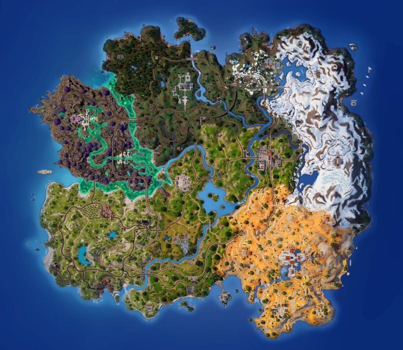 Fortnite Chapter 5 Season 2 Map – POIs, Locations, And More