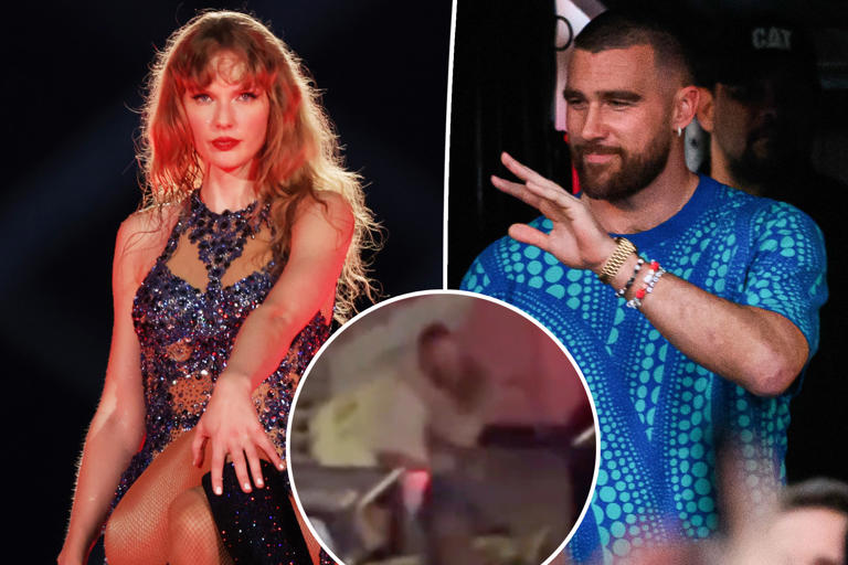 Taylor Swift runs into Travis Kelce’s arms for post-Eras Tour kiss in Singapore