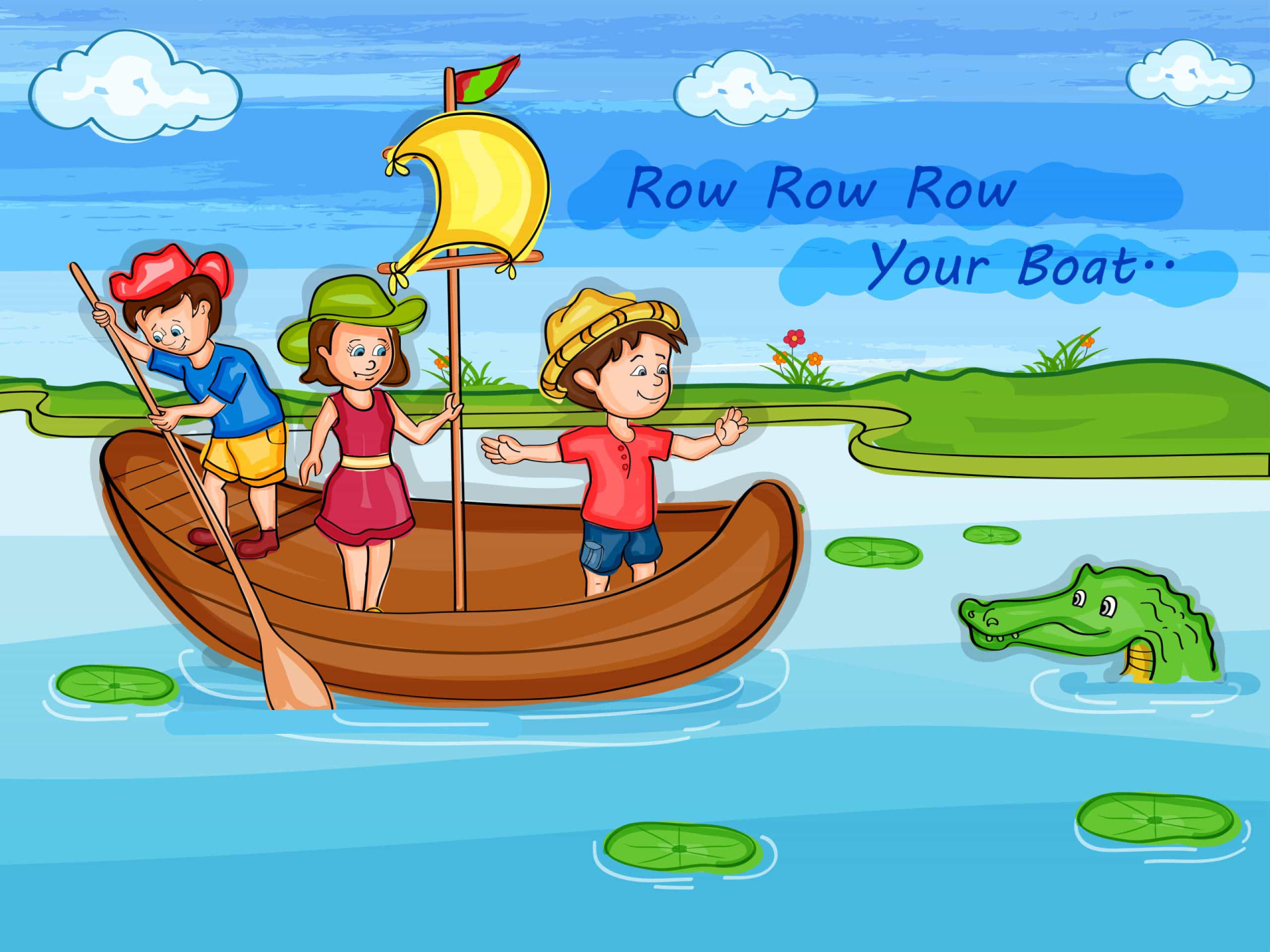 <p>'Row, Row, Row Your Boat' is another winner when it comes to singing along. Kids love repetition and simplicity, especially if done in a soothing manner, like in this song. </p><p>You may also like:<a href="https://www.starsinsider.com/n/463498?utm_source=msn.com&utm_medium=display&utm_campaign=referral_description&utm_content=498954v1en-us"> These celebs can't keep their tongues in their mouths </a></p>