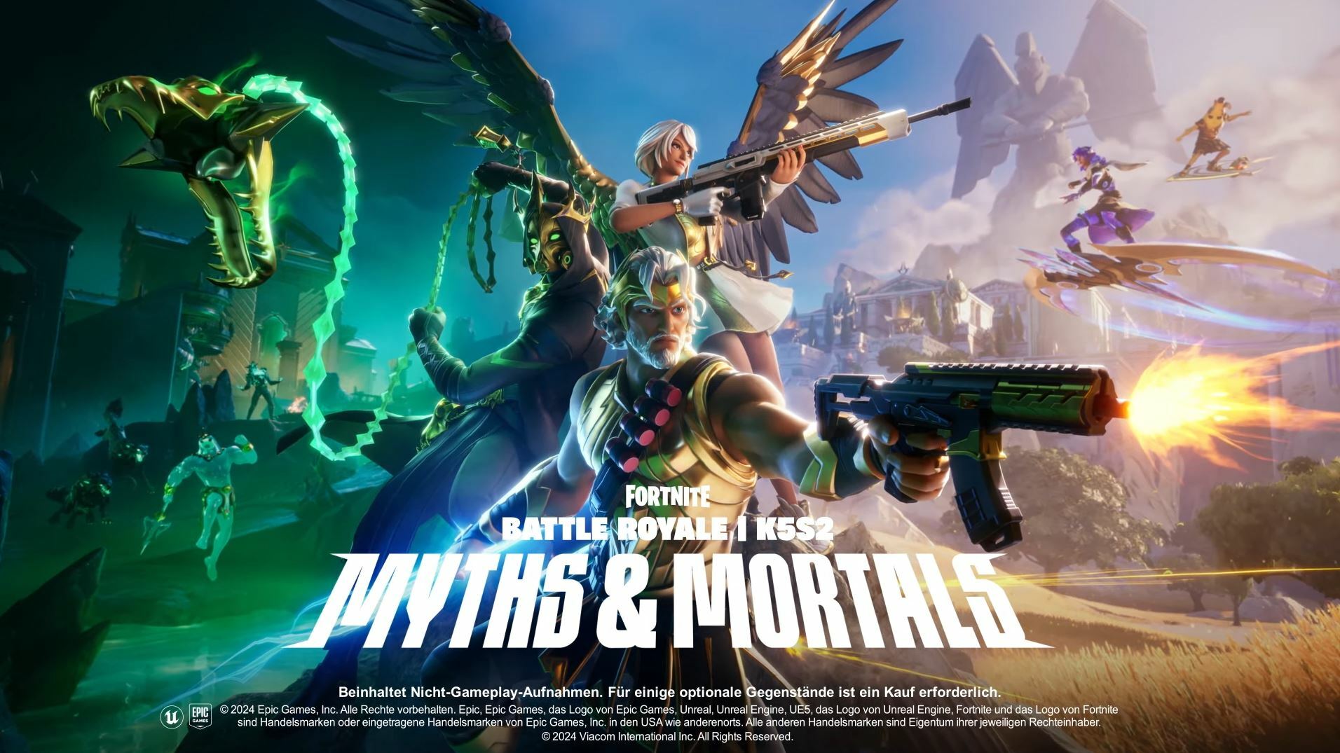 Fortnite Chapter 5 Season 2: Myths & Mortals – New Map, Battle Pass ...