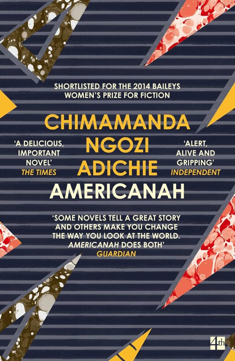 <p>‘Americanah' is an award-winning novel that earned Adichie the 2013 U.S. National Book Critics Circle Award. The novel focuses on the main character, Ifemelu, a Nigerian woman navigating race and identity in America. Once you read half through it, you will come across an exploration of love, immigration, and the pursuit of the American dream.</p>