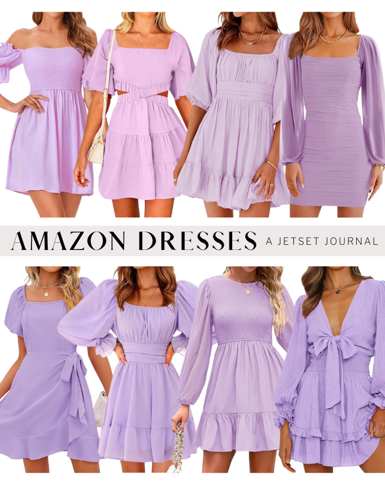 Pretty in Purple Shop These New Amazon Dresses