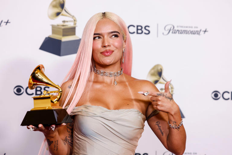 Karol G, first Latina honored by Billboard as Woman of the Year ‘I was