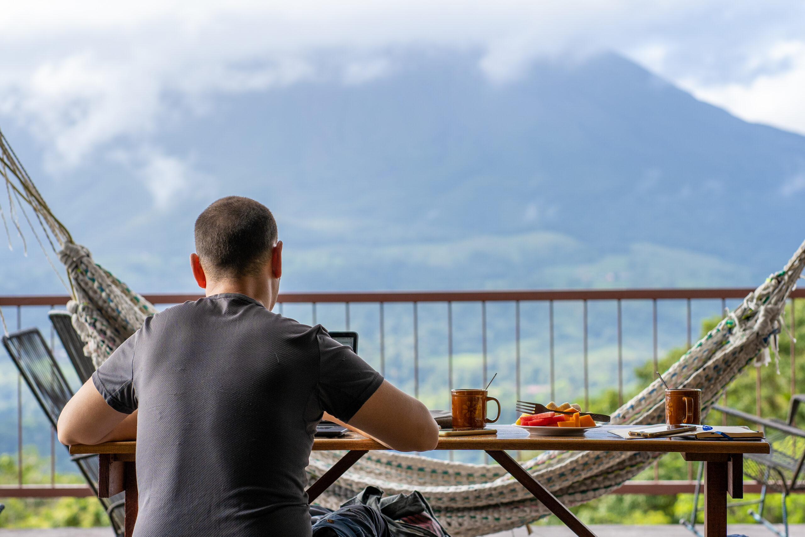 <p>When we hear “remote work,” we think of this remote worker. Digital nomads work from anywhere, leveraging technology like WiFi, smart devices, and cloud-based applications to work from literally anywhere with an internet connection. Working from anywhere allows digital nomads to travel, a massive benefit for many remote workers. </p>