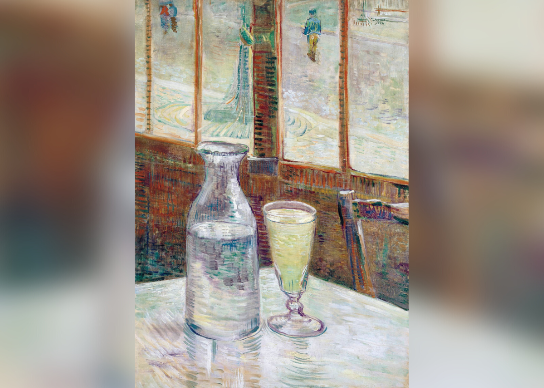 <p>Van Gogh's letters indicate that he <a href="https://www.washingtonpost.com/archive/lifestyle/1988/11/25/why-van-gogh-ate-paint/b8759a9e-6ab0-4fc9-8f86-9f7dcc2663e5/">drank absinthe</a>—a strong liqueur flavored with wormwood and herbs known to cause hallucinations—heavily in the later years of his life. Wormwood contains a terpene called thujone, known to cause stomach problems, convulsions, permanent brain damage, and even death. When exposed to nicotine, it can have more powerful effects, and Van Gogh was an admitted heavy smoker.</p>  <p>Van Gogh was also known to use camphor to combat insomnia, and before being admitted to an asylum, he was restrained from drinking turpentine. Biochemist Wilfred Niels Arnold hypothesizes that Van Gogh may have had a <a href="https://www.washingtonpost.com/archive/lifestyle/1988/11/25/why-van-gogh-ate-paint/b8759a9e-6ab0-4fc9-8f86-9f7dcc2663e5/">strong affinity for terpenes</a> and developed an addiction to these chemicals.</p>